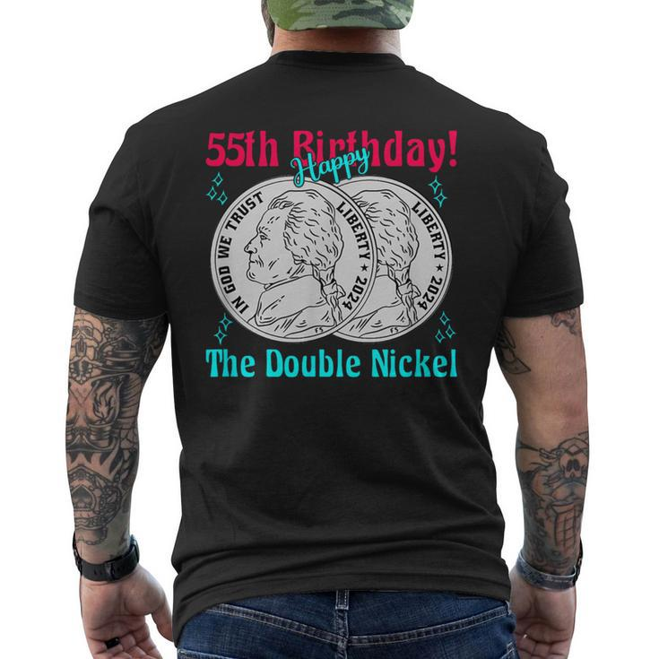 Double Nickel 55Th Birthday Born In 1969 Men's T-shirt Back Print