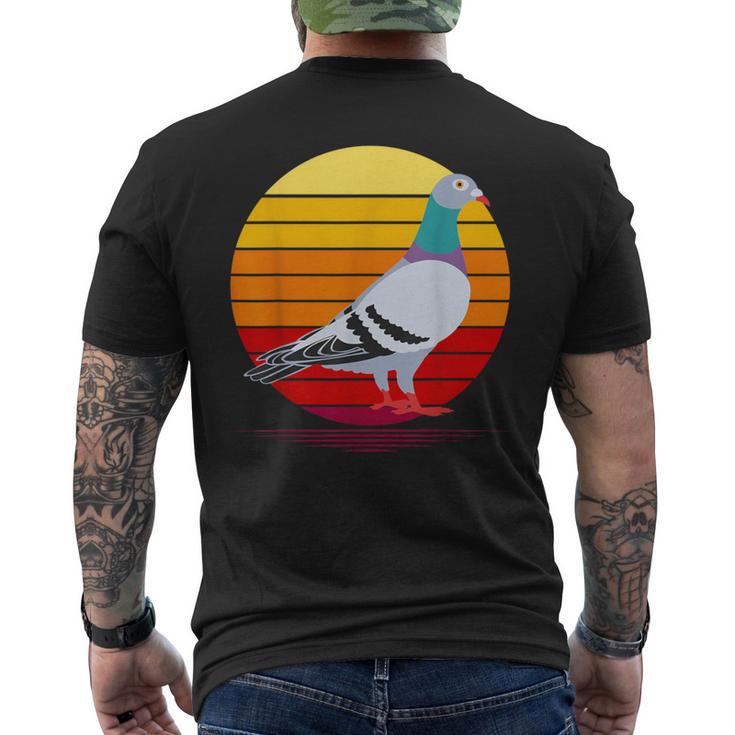 Dove Vintage Retro Dove Fancier T-Shirt mit Rückendruck