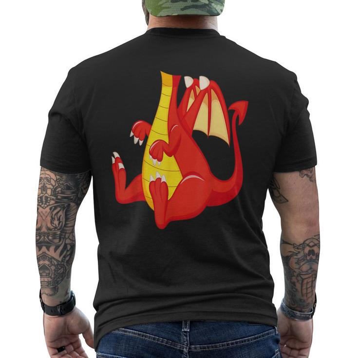 Dragon Red Dragon Costume Men's T-shirt Back Print