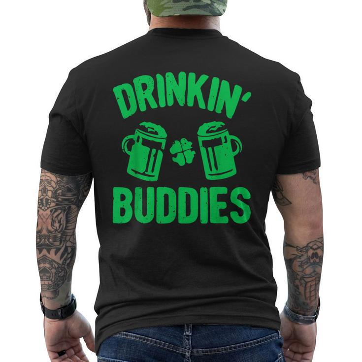 Drinking Buddies Irish Proud St Patrick's Day Womens Men's T-shirt Back Print