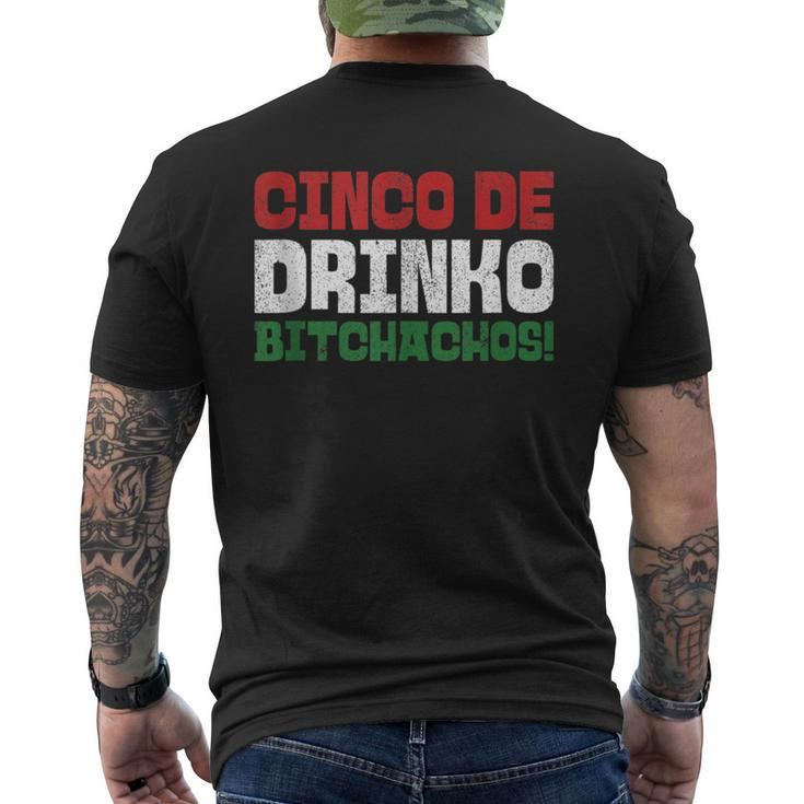 Drinko Bitchachos Mexican Cinco De Mayo 2020 Men's T-shirt Back Print