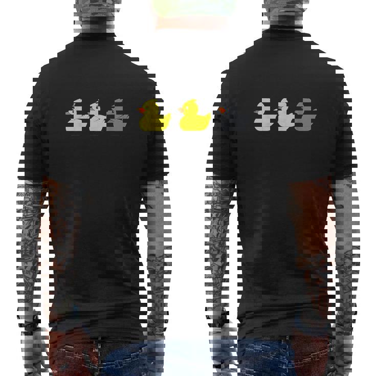 Duck Duck Grey Duck Mens Back Print T-shirt
