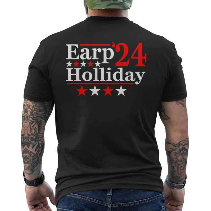 Earp Holliday 2024 Political Parody Men's T-shirt Back Print