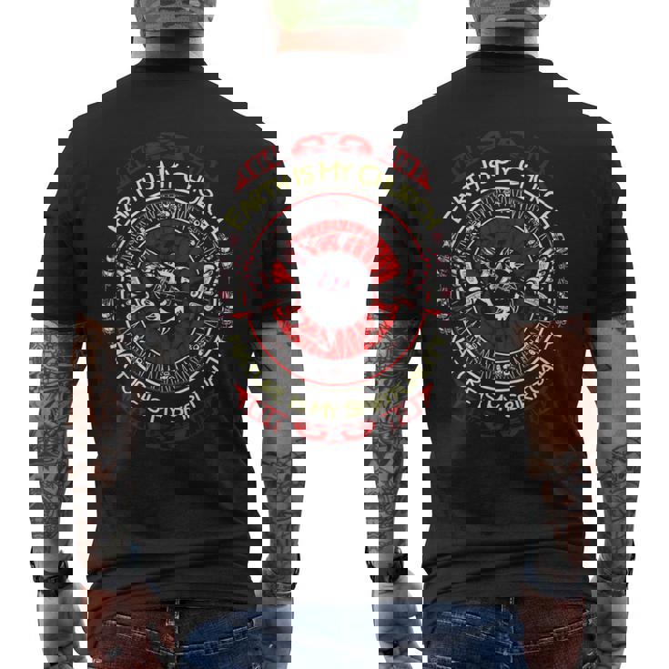 Earth Is My Church Nature Is My Spirituality Earth's Day Men's T-shirt Back Print
