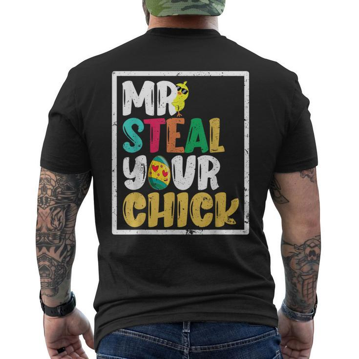 Easter Boys Toddlers Mr Steal Your Chick Spring Humor Men's T-shirt Back Print