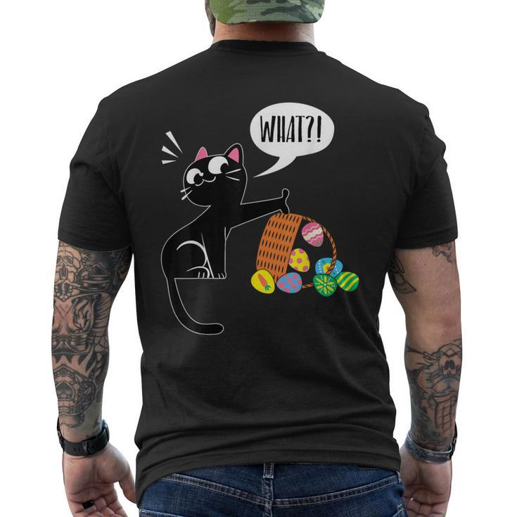 What Easter Cat Men's T-shirt Back Print