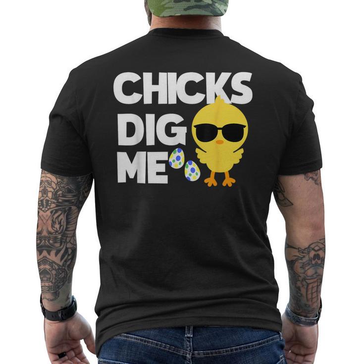 Easter Chicks Dig Me Boys T Toddler Men Men's T-shirt Back Print