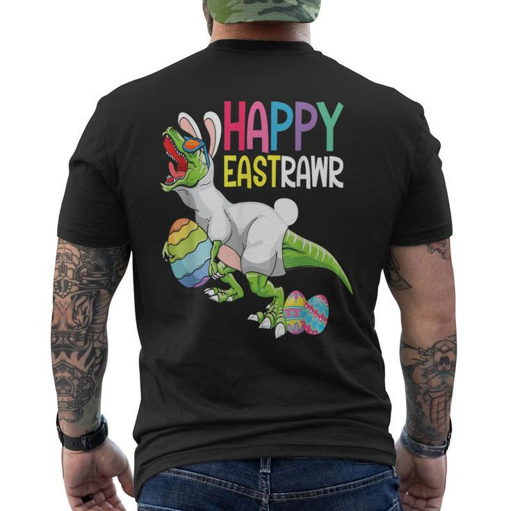 Easter Day Dinosaur Happy Eastrawr Easter Men's T-shirt Back Print