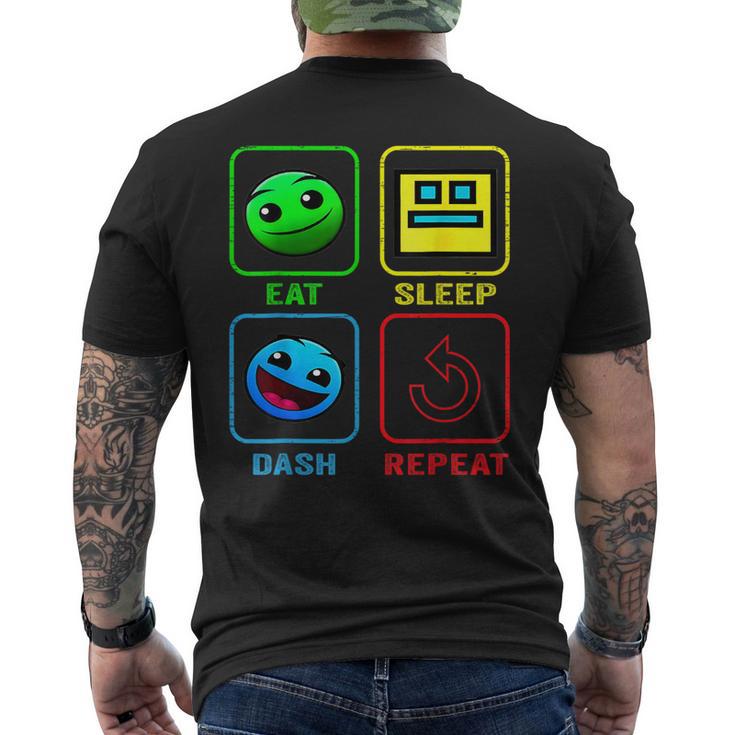Sweat à Capuche Eat Sleep Dash Repeat Geometry Gamer - Jeu Vidéo Géométrie