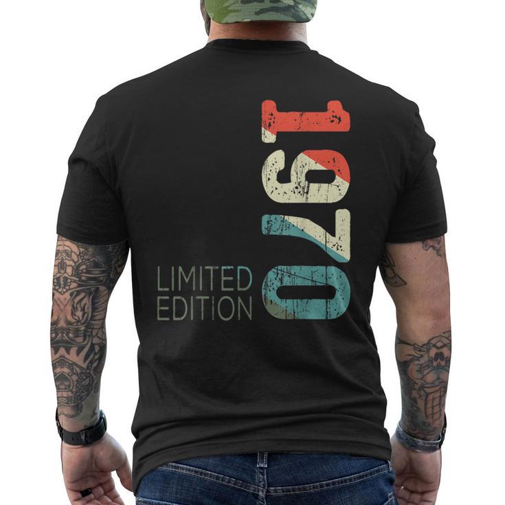 Edición Limitada 1970Intage 1970 Retro Classic 1970 Camiseta Hombre Estampado Espalda