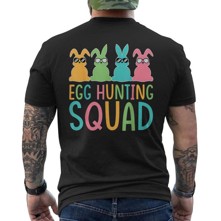 Egg Hunting Squad Crew Family Happy Easter Bunny Men's T-shirt Back Print