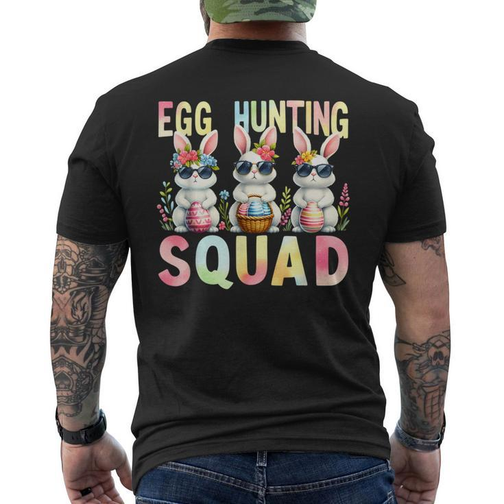 Egg Hunting Squad Easter Day Bunny Egg Hunt Happy Easter Men's T-shirt Back Print