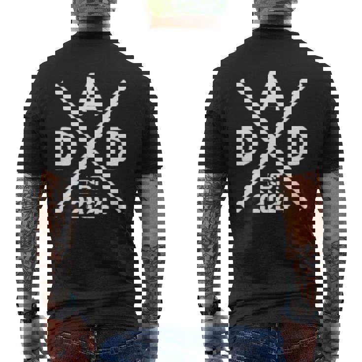 El Logotipo De Dad Est 2024 Saltire Dad 24 Sube De Nivel A Papá 2024 Sudadera Camiseta Hombre Estampado Espalda