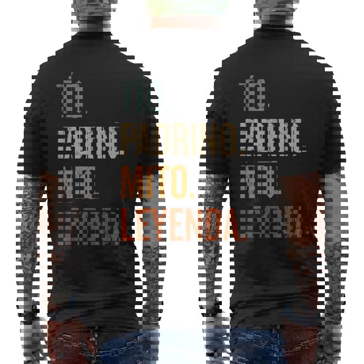 El Tío Padrino Mito Leyenda Regalo Para El Padrino Camiseta Camiseta Hombre Estampado Espalda