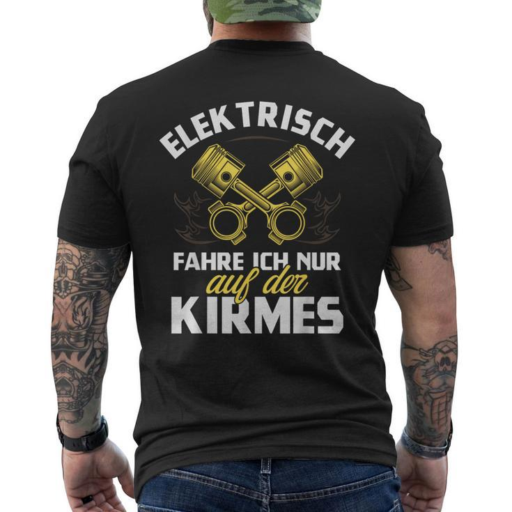 Elektrisch Fahren Wir Nur Auf Der Kirmes I Love Co2 T-Shirt mit Rückendruck