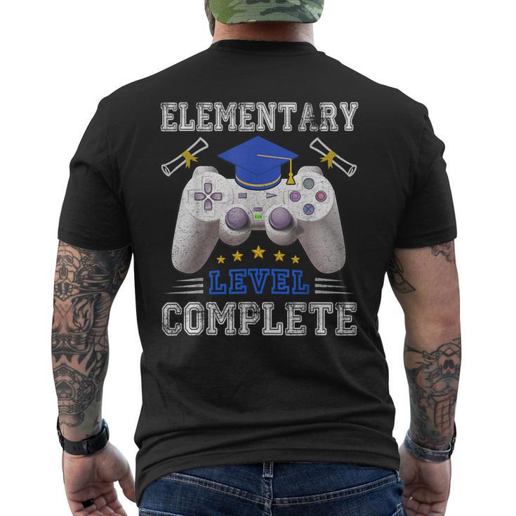 Elementary Level Complete Class Of 2023 Graduation Men's T-shirt Back Print