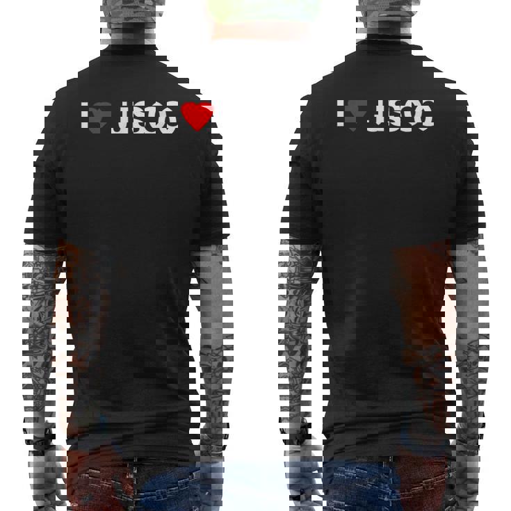 Me Encanta Jisoo Camiseta Hombre Estampado Espalda