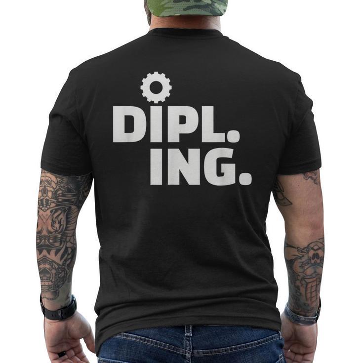 Engineer Dipl Ing T-Shirt mit Rückendruck