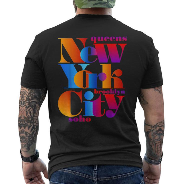 Enjoy Wear New York City Fashion Graphic New York City Men's T-shirt Back Print