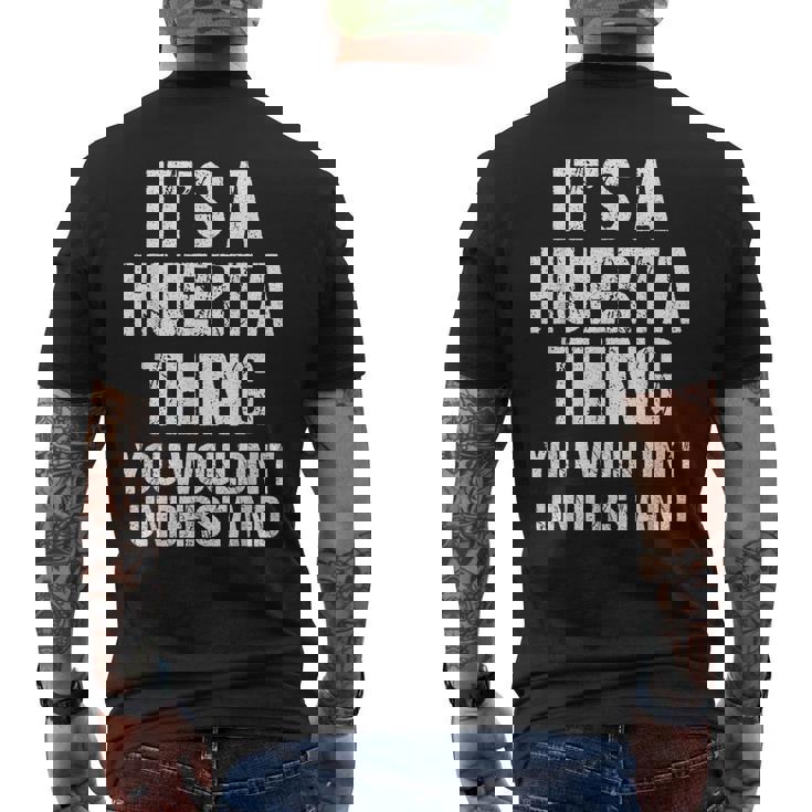 Es Una Cosa De Huerta No Lo Entenderías Huerta Camiseta Hombre Estampado Espalda