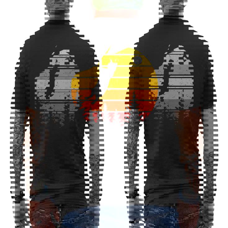 Escalada En Roca Y Gatos Lindo Gatito Felino Retro Camiseta de