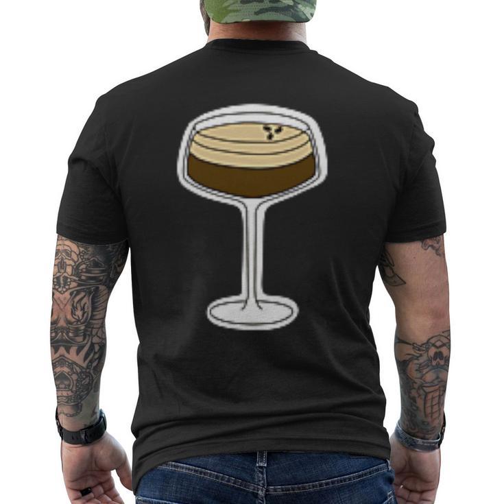 Espresso Martini Logo T-Shirt mit Rückendruck