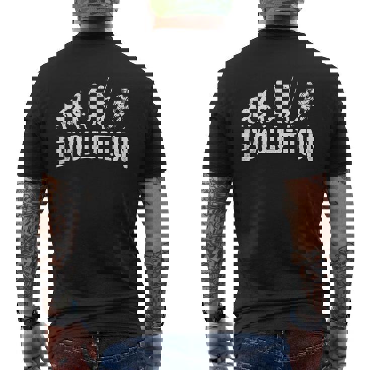 Evolución Del Hockey Sobre Hielo Camiseta Hombre Estampado Espalda