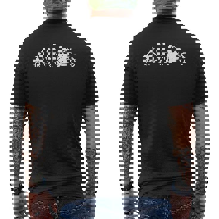 Evolution Motorcycle I Bike Chopper Motorcycle Men's T-shirt Back Print