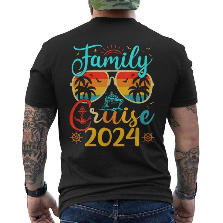 Family Cruise 2024 Summer Vacation Matching Family Cruise Men's T-shirt Back Print