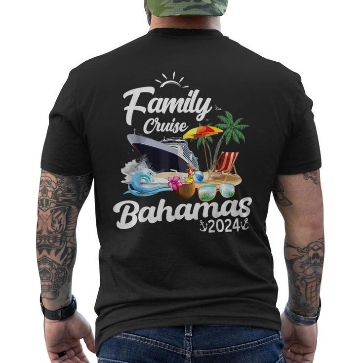 Family Cruise Bahamas 2024 Men's T-shirt Back Print