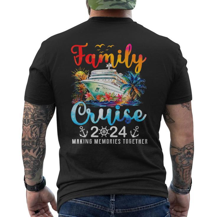 Family Cruise Matching Family Cruise Ship Vacation Trip 2024 Men's T-shirt Back Print