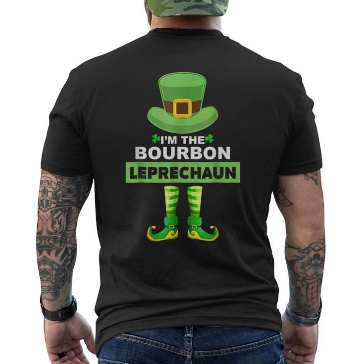 Family Matching I'm The Bourbon Leprechaun St Patrick's Day Men's T-shirt Back Print