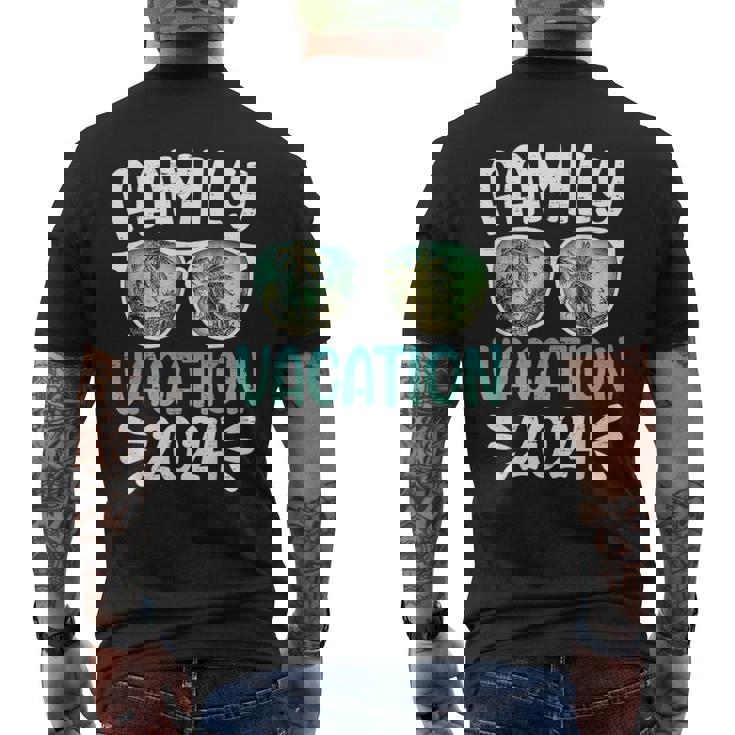 Family Vacation 2024 Family Group Matching Summer Beach Trip Men's T-shirt Back Print