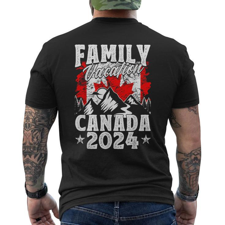 Family Vacation Canada 2024 Summer Vacation Men's T-shirt Back Print