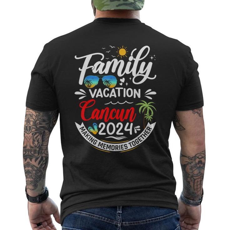 Family Vacation Cancun 2024 Mexico Summer Vacation 2024 Men's T-shirt Back Print