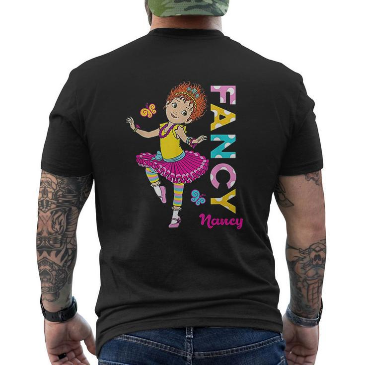 Fancy Nancy Dancing With Nancy Mens Back Print T-shirt