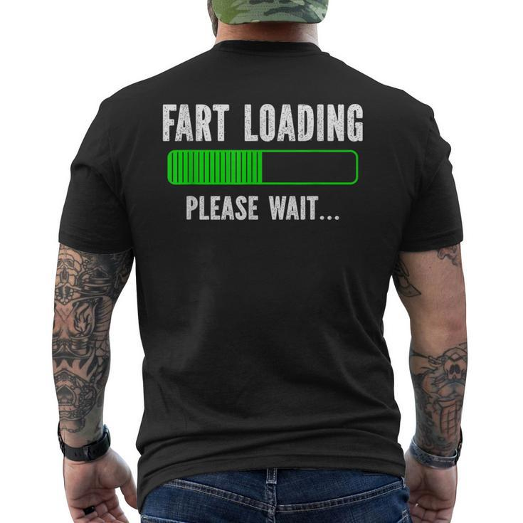Fart Loading Please Wait Men's T-shirt Back Print
