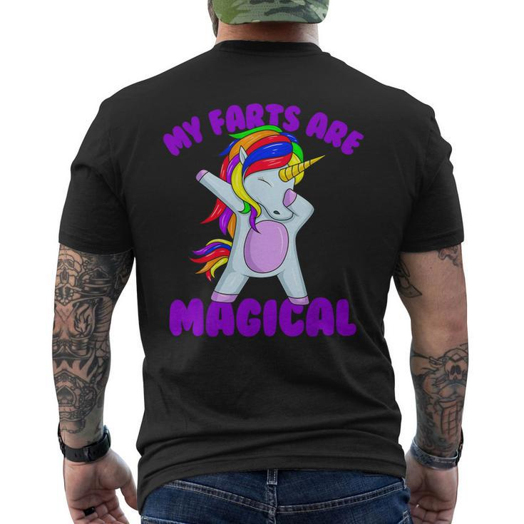 My Farts Are Magical Unicorn Embarrassing Men's T-shirt Back Print