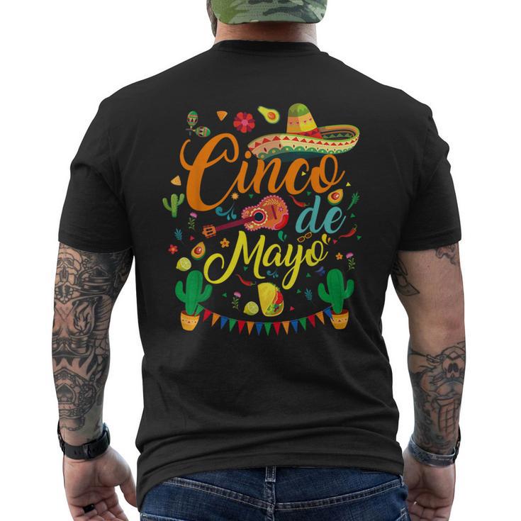 Fiesta Cinco De Mayo Mexican Party 5 De Mayo Women Men's T-shirt Back Print