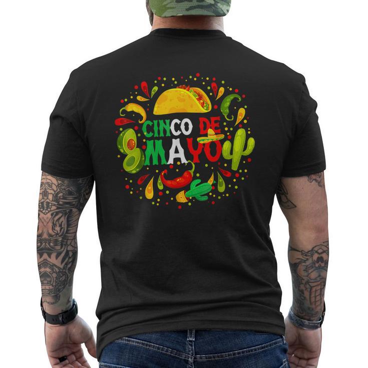 Papa Cito Sombrero Cinco De Mayo Fiesta Mexican 5 De Mayo Men s T shirt Back Print Seseable CA