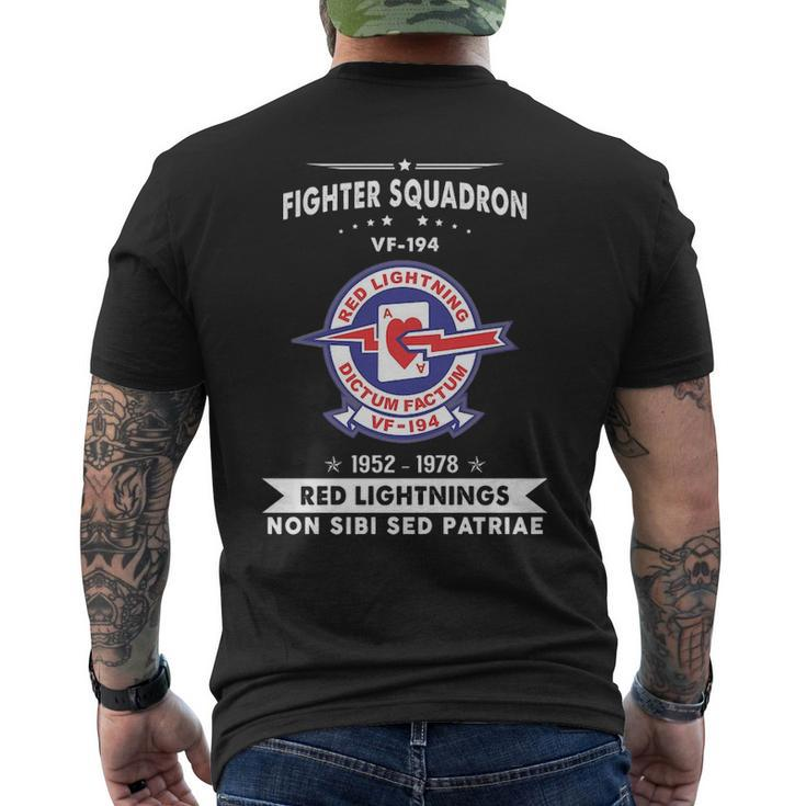 Fighter Squadron 194 Vf Men's T-shirt Back Print