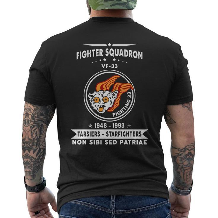 Fighter Squadron 33 Vf 33 Tarsiers Men's T-shirt Back Print