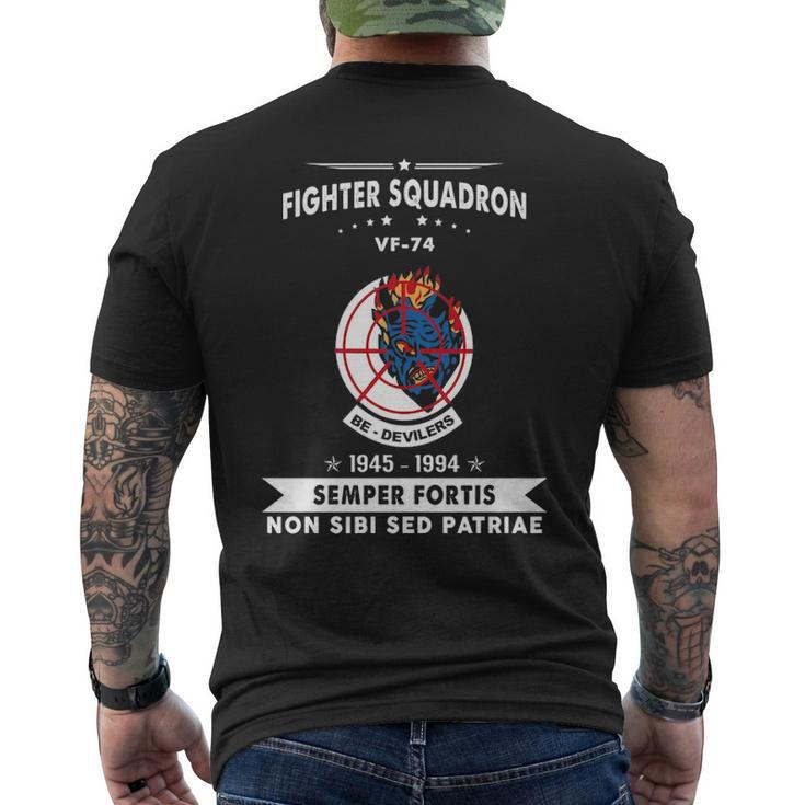 Fighter Squadron 74 Vf Men's T-shirt Back Print