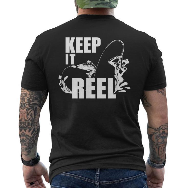 Fishing Keep It Reel Fishing Men's T-shirt Back Print