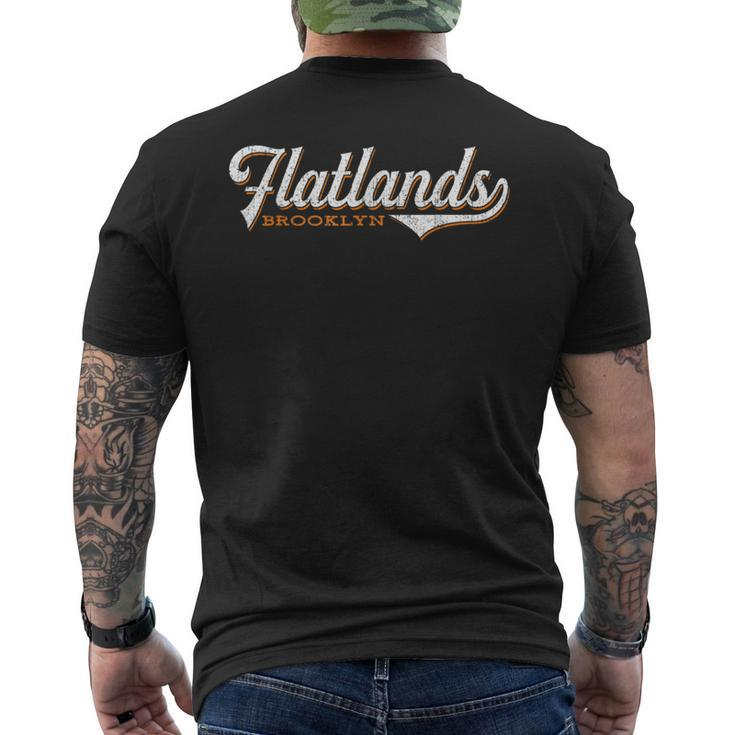 Flatlands Brooklyn Retro New York City Men's T-shirt Back Print