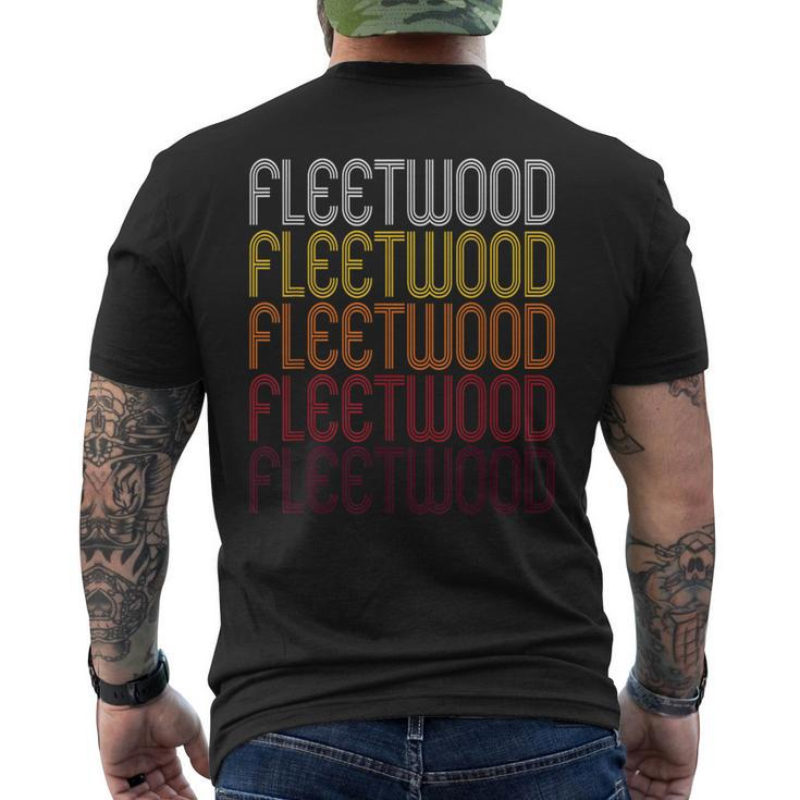 Fleetwood Pa Vintage Style Pennsylvania Men's T-shirt Back Print