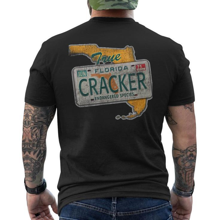 Florida Cracker Endangered Species Florida Native Men's T-shirt Back Print