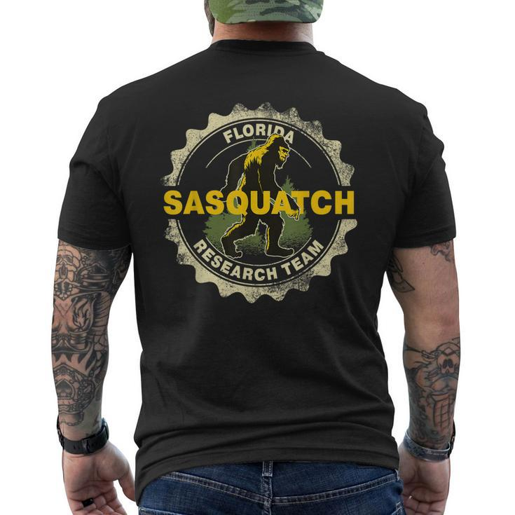 Florida Sasquatch Research Team Bigfoot Believer Fan Mens Back Print T-shirt
