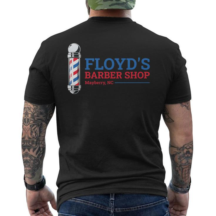 Floyds Barber Shop Mayberry North Carolina Men's T-shirt Back Print