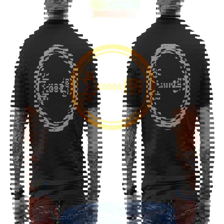 Fórmula De Bitcoin Divertida Que No Se Parece A Bitcoin Camiseta Hombre Estampado Espalda